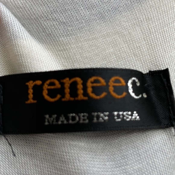 Renee C Royal Blue and Cream  Striped Maxi Dress Size Large EUC - Picture 3 of 4